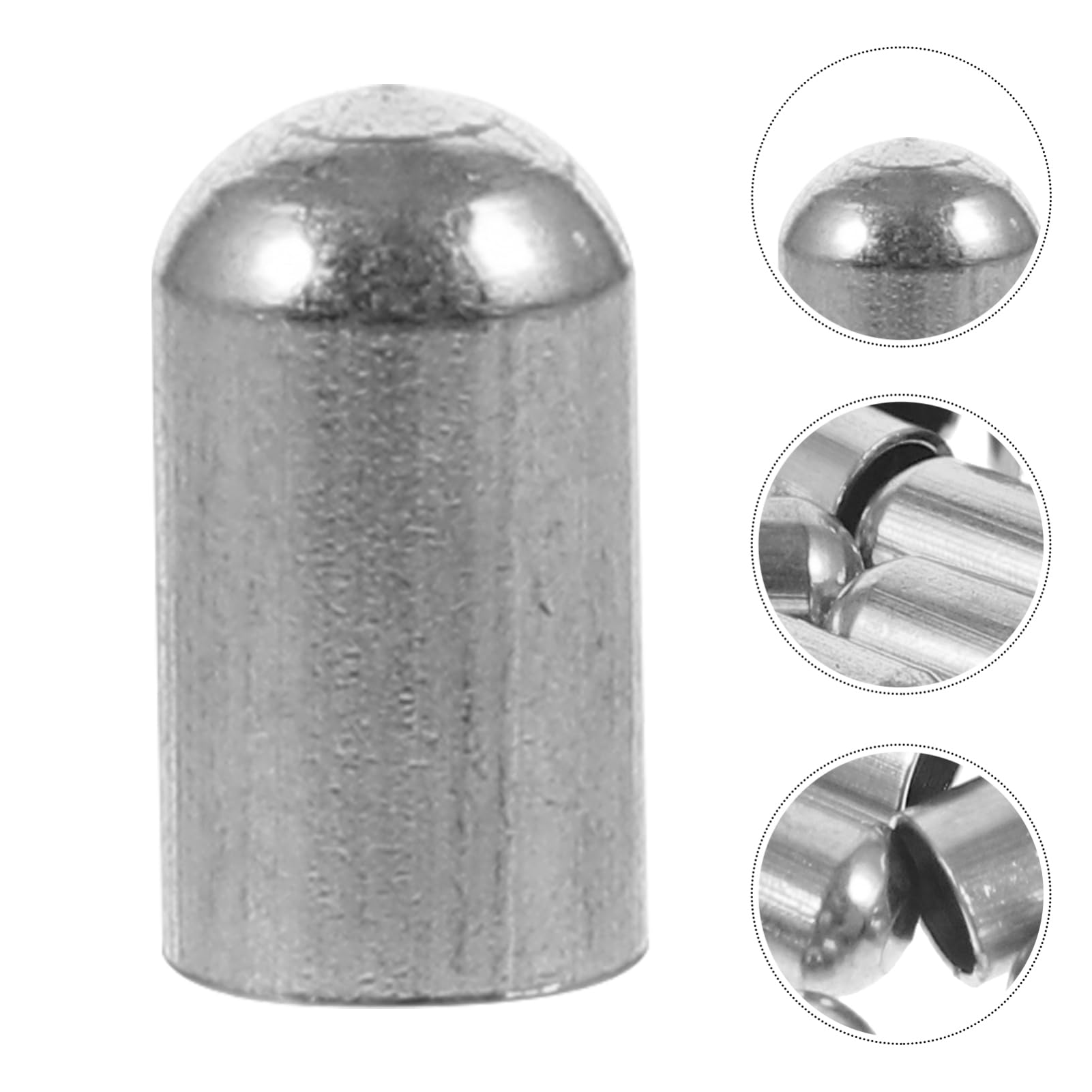 Beatifufu Stainless Steel Snake Head Rope Cap 30pcs Rope End Snap for DIY Jewelry Functional Cord End Connector Elegant Metal Accessory