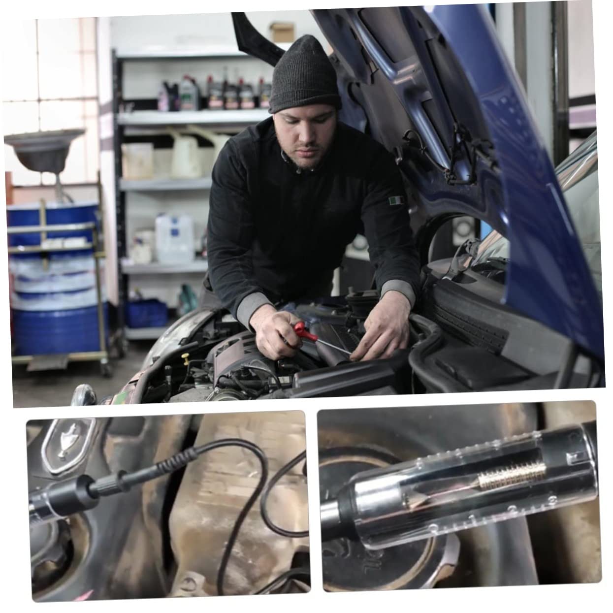 ULTECHNOVO 3piezas Probador De Sistema De Encendido Para Coches Comprobador De De Encendido y Bujías Herramienta Para De