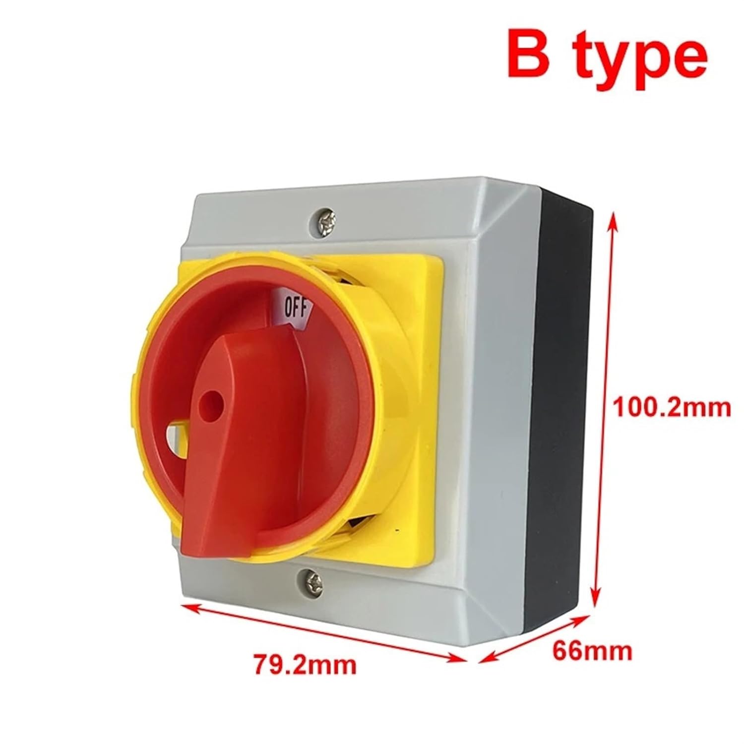 YMD11 Series Isolator Switch Off-ON 25A 32A 3/4P Rotary Changeover Cam Main Interruptor Disconnect Safty Control Circuit LW30(B Type,25A_3P)