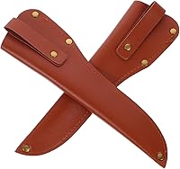 Vista 2 de Cuchillos de fileteado de cuero para pescado, protectores de cuchilla, protectores de cuchilla, carnicero, chef, cortador, fundas con trabilla