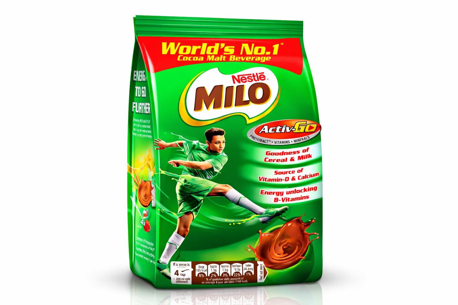 Milo Activ-Go Chocolate Malt Health Drink Powder Energy & Nutrition Beverage Mix Rich Cocoa Malt Flavor 400g Refill Pack (Imported)-image-22