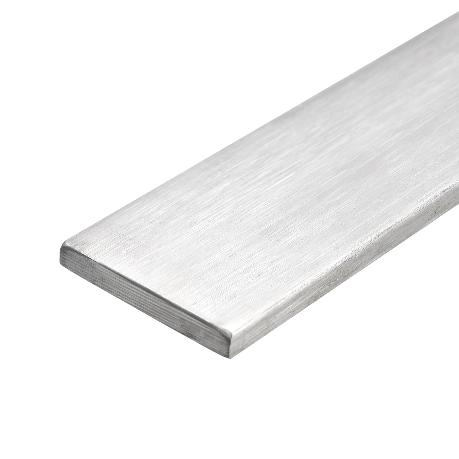 sourcing map Barre Plate en Acier Inoxydable 316L, Épaisseur de 1/8" (3mm), Largeur de 1 9/16" (40mm), Longueur de 12" (300mm), Finition Brossée, Pour La Fabrication de Bricolage en Cuisine