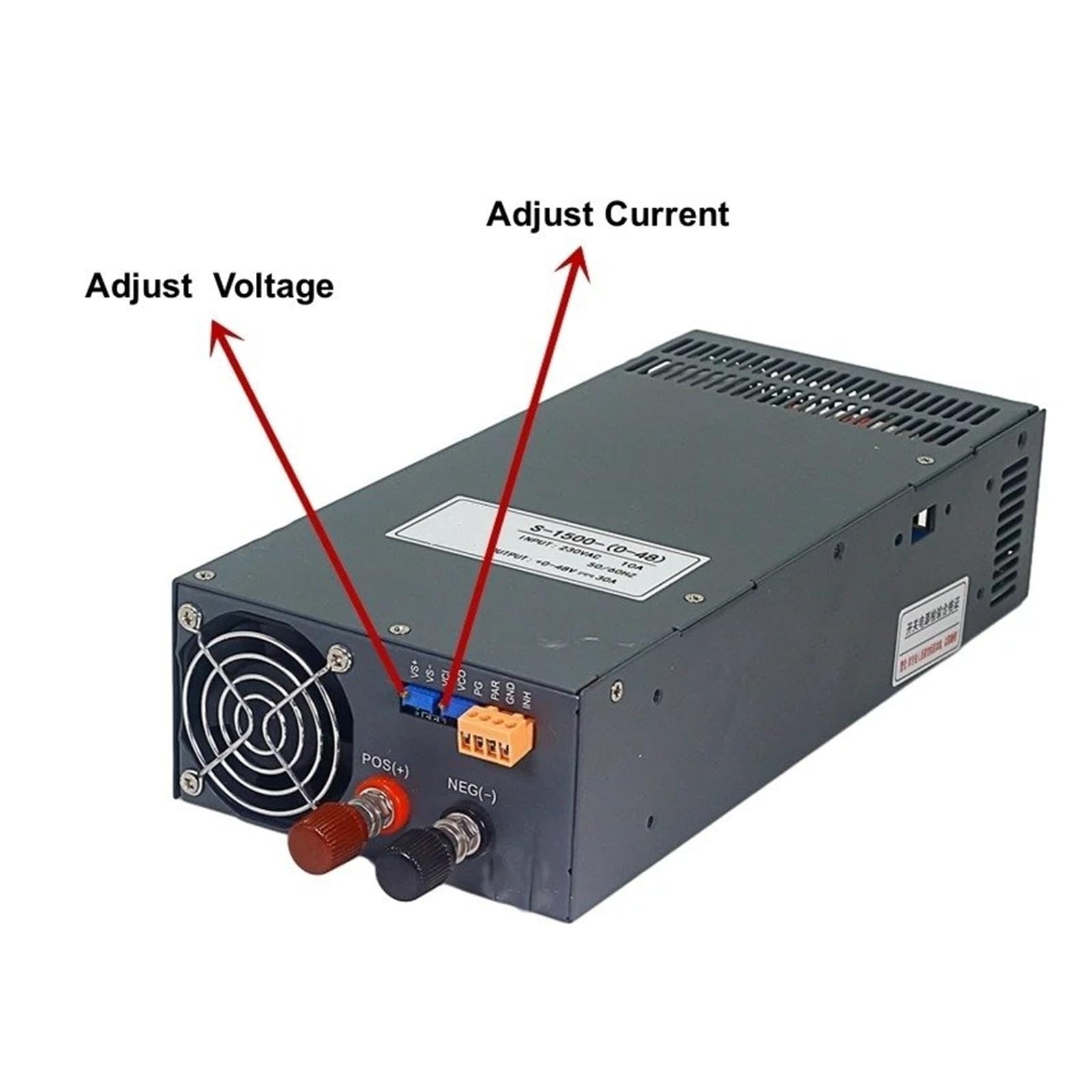 Inverter Auto Convertitore Alimentatore Commutazione Regolabile 2000W 1500W 1000W DC 12V 15V 24V 36V 48V 60V 72V 80V 90V 220V 300V DC Alimentatori LED