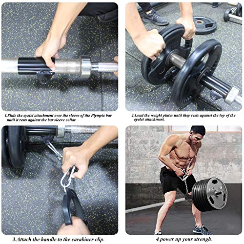 T-Bar Row Landmine Grip con Catena di Ferro