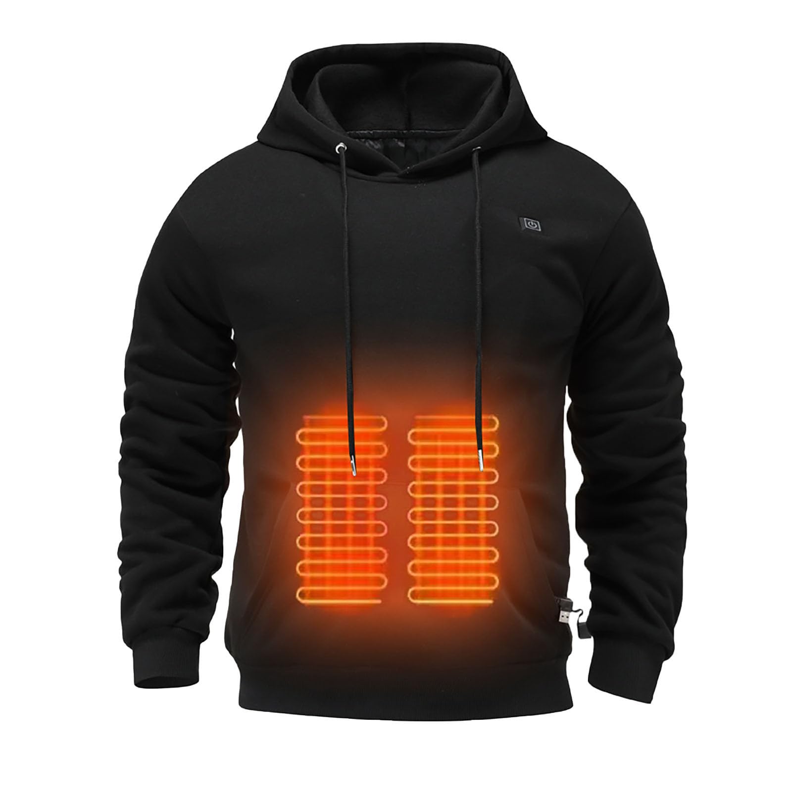 Sudadera con capucha genérica para hombre, algodón, sudadera, sudadera, manga larga, bolsillo canguro, clásico, simple correr, al aire libre, cuello con cordón A140