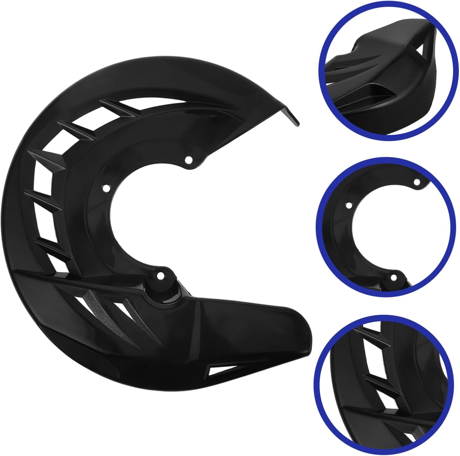 Motorcycle Front Disc Shield Plastic Brake Caliper Protector for Dirt Bike Easy Install Durable Protection
