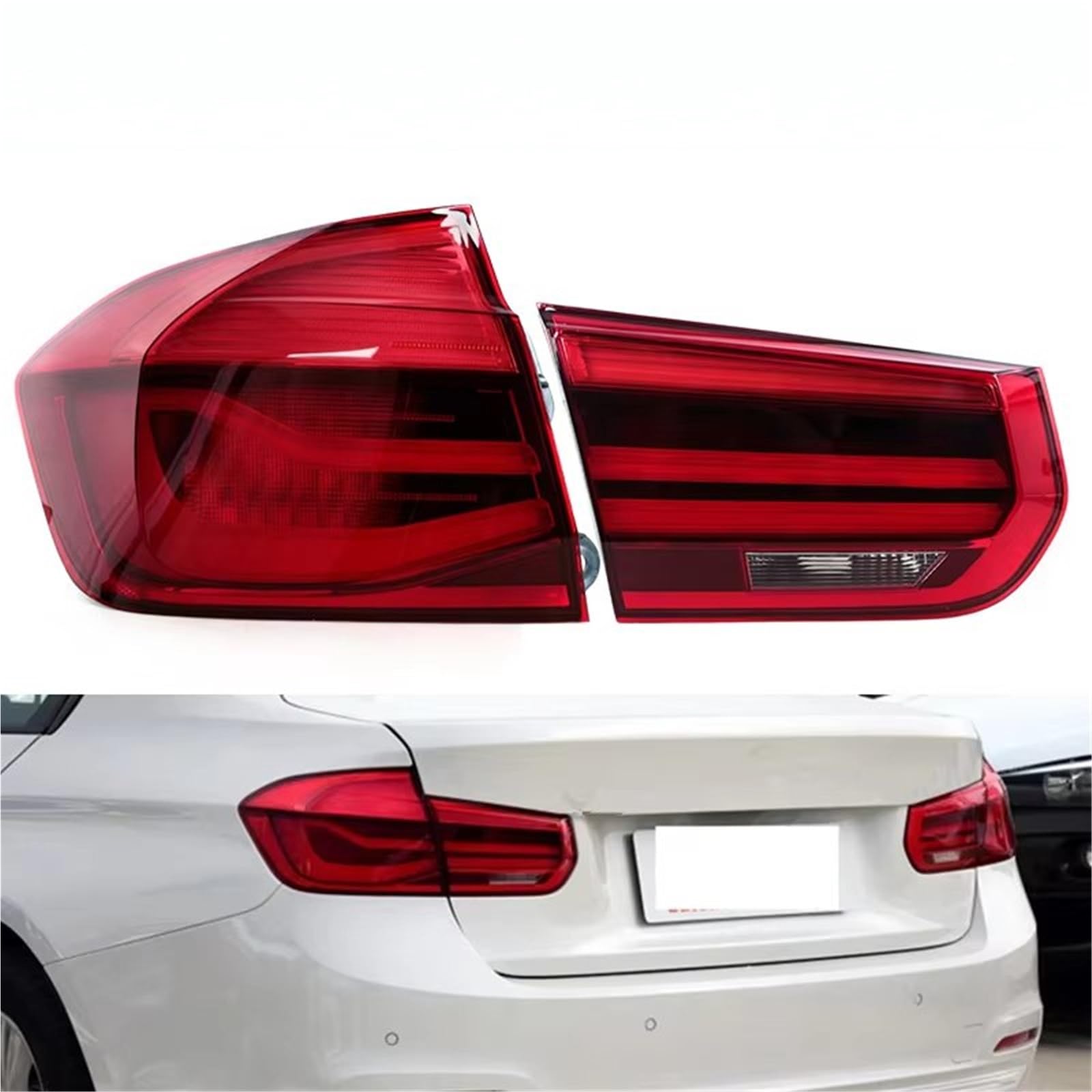 Gruppo Ottico Posteriore Compatibile Con BMW Per F30 2016 2017 2018 63217369117 63217369121 Indicatore Luce Freno Posteriore Gruppo Luce Posteriore 63217369118 63217369122