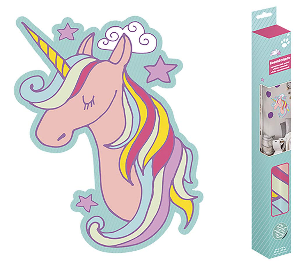 Sticker licorne magique idée cadeau anniversaire enfant Roomcapes