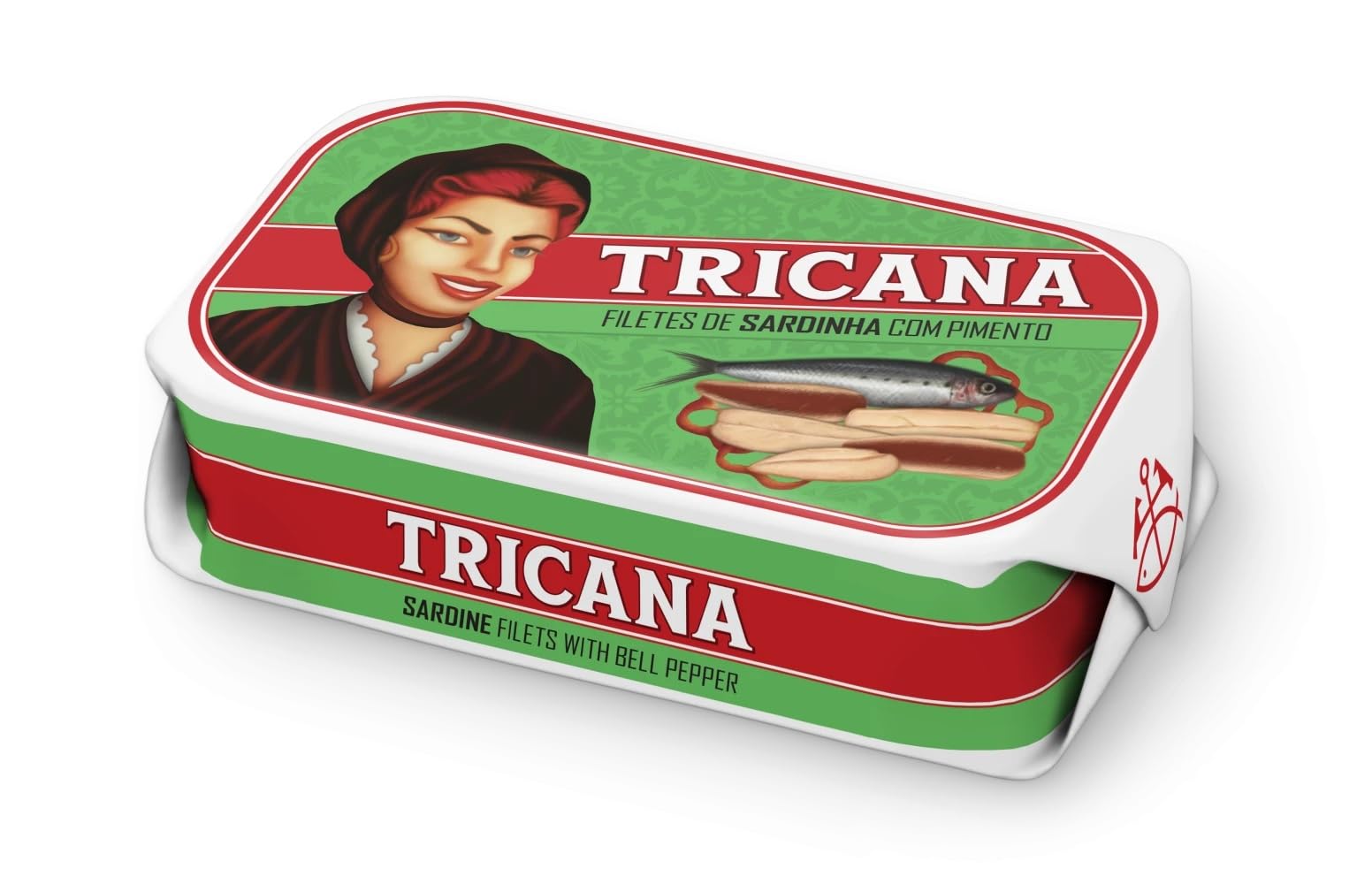 Tricana - Filetti di sardine al pepe / Prodotto Gourmet del Portogallo - 5 x 120 gr Pack
