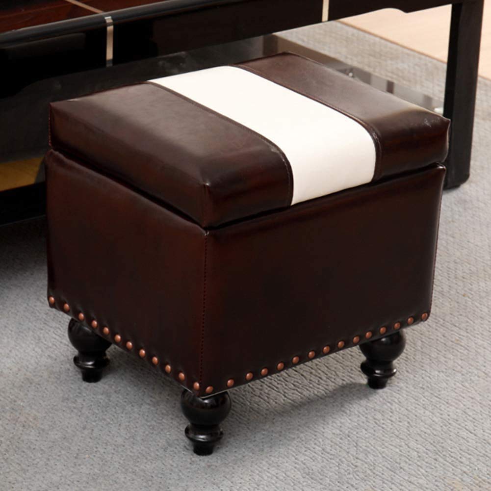 Tabouret pivotant en similicuir pour cacher le désordre avec style et confort