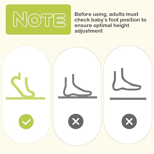 Miniatura 9 de BABY JOY Puentes y gorilas para bebés, centro de actividades para bebés con sonidos de luces musicales, asiento giratorio de 360 y 3 alturas