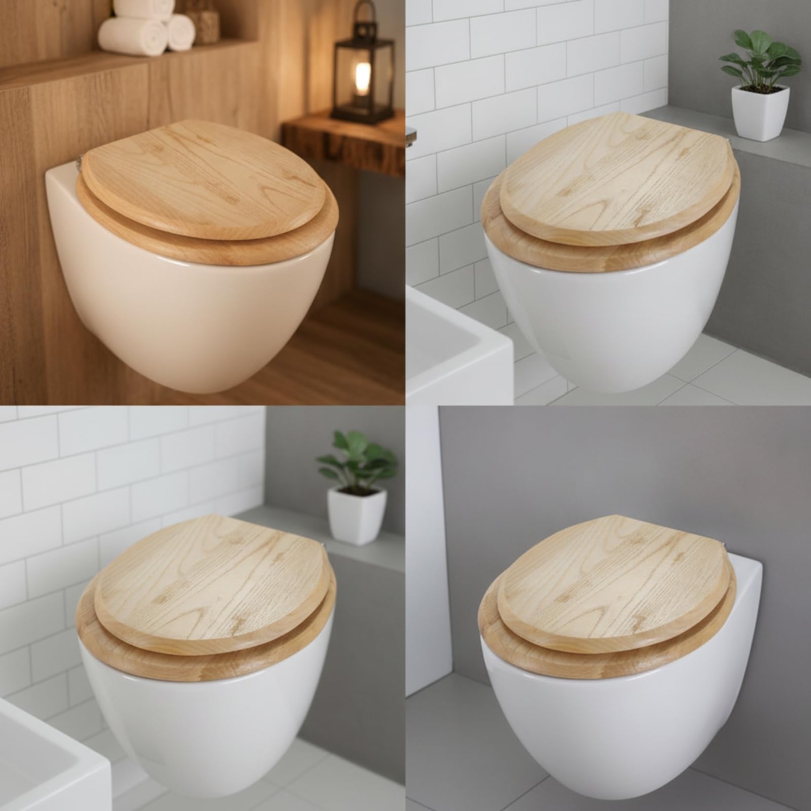 Sedile WC Legno Resistente