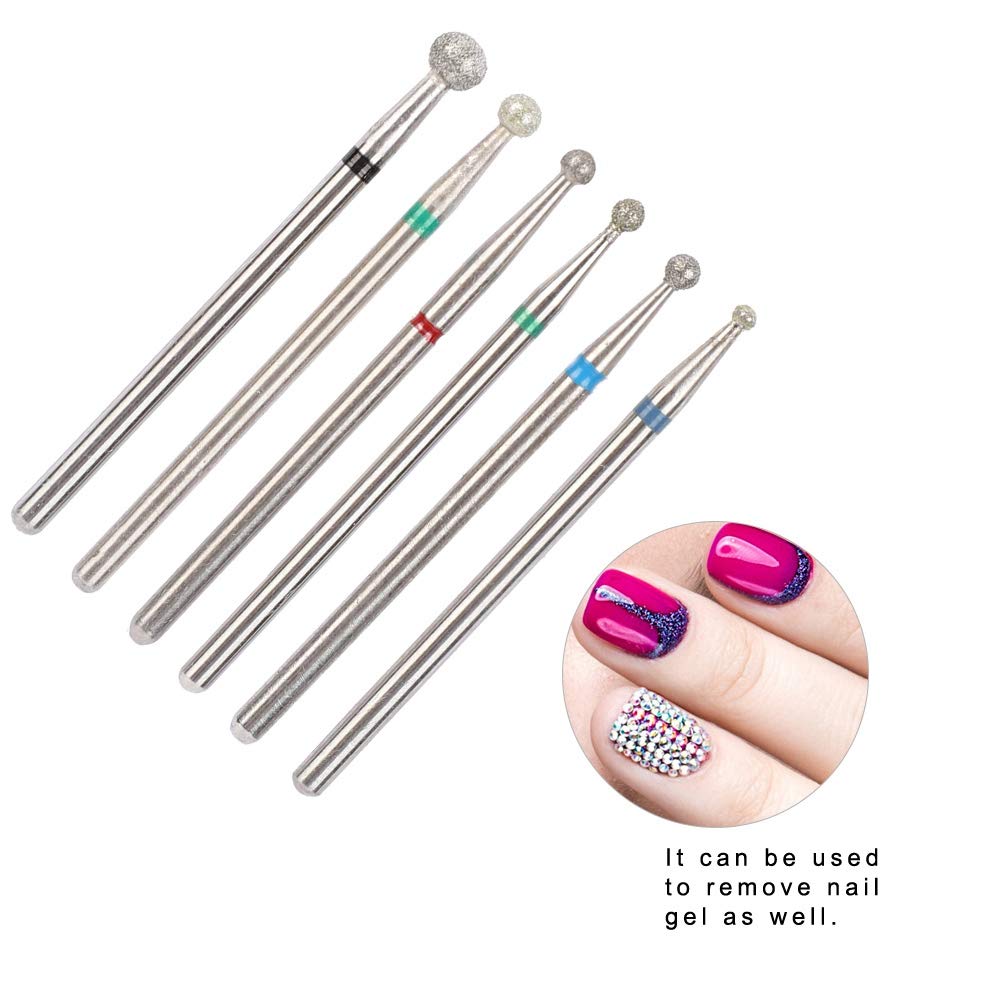 Punte per Trapano per Lime per Manicure, Punta da Trapano per Fresa Unghie Elettrica, Punte Fresa Unghie, Manicure per Unghie Punte per Trapano Manicure Nail Art Uso del Salone di Casa(# 3)