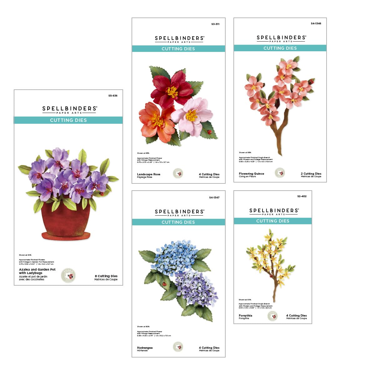 Spellbinders BD-0865 Nature's Botanical Garden Die Bundle from The Nature's Botanical Garden Collection by Susan Tierney-Cockburn