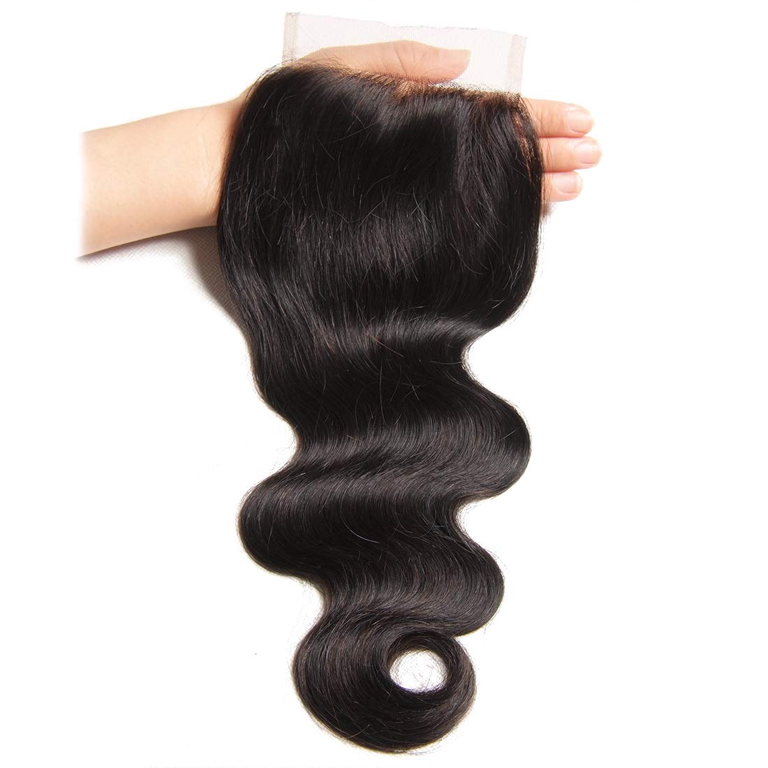 Beauty Forever Hair Indian Virgin Hair Closure1 Piece Free Part Body Wave Lace Closure 100 Unprocessed Human Hair Extensions Natural Color (free part closure 14)