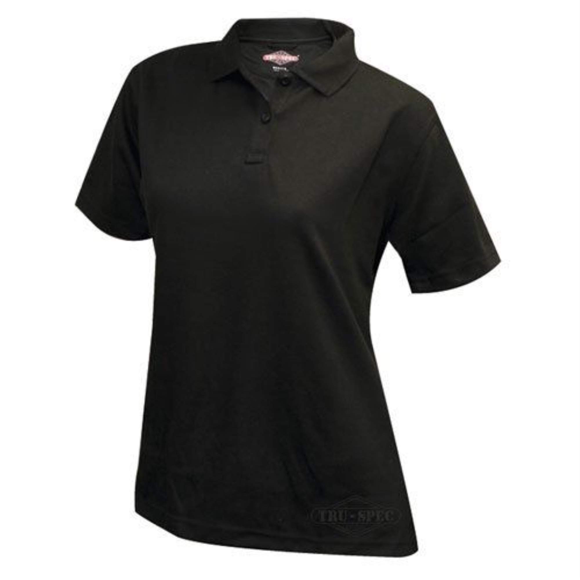 TRU-SPEC Damska koszulka polo z krótkim rękawem Performance 24-7, czarna, XL