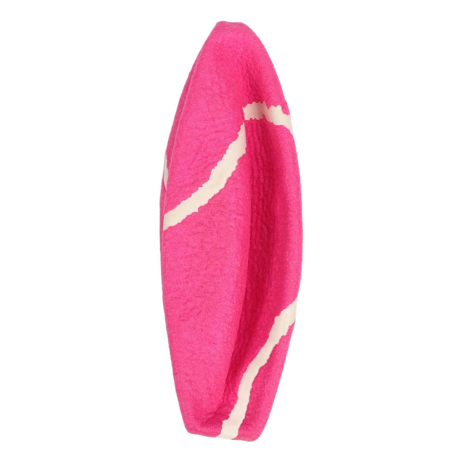 HERCHR Palla da Tennis Grande, 8 pollici Palline da Tennis Giganti Gonfiabili Palla per Cani Jumbo Palline da Tennis Giganti Giocattolo da Masticare per Animali Domestici(Rosa)