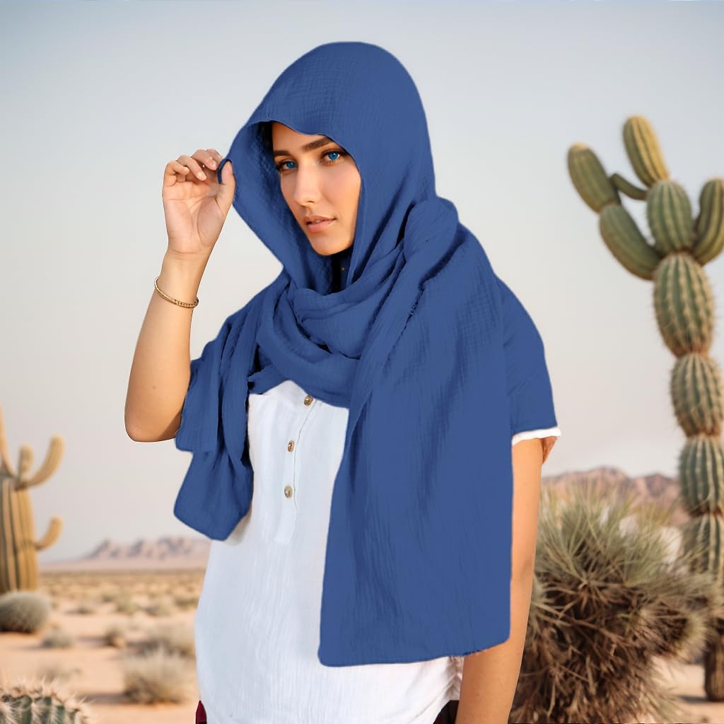 Unisex Fashion Shawl Scarf Capes Medieval Cape Shawl Scarfs Hooded Linen Hooded Cowl
