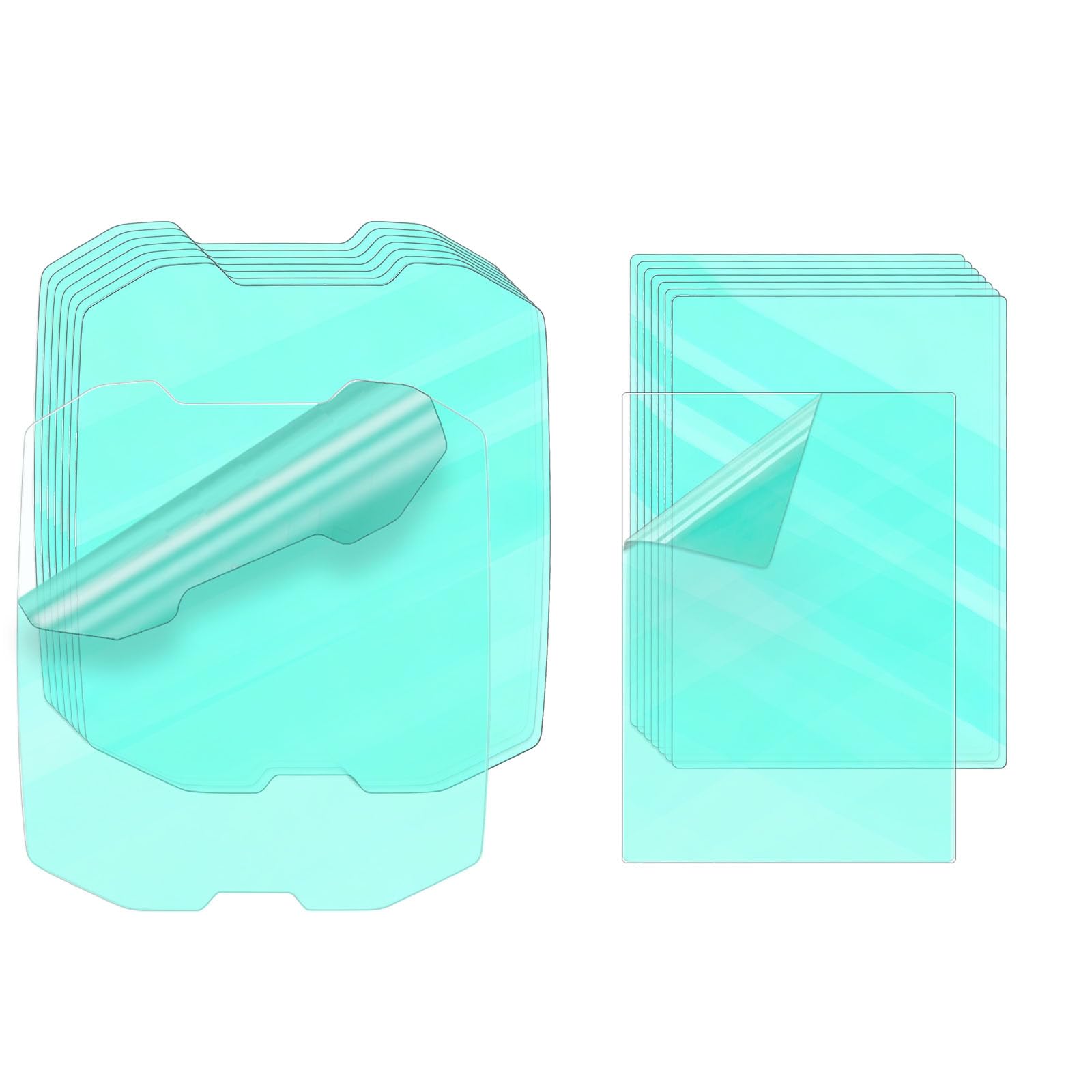 271320/271319 - Juego de combinación interior y exterior de lentes de soldadura transparentes, paquete de 20 piezas, compatible con lentes de repuesto de casco de soldadura Digital Infinity Series
