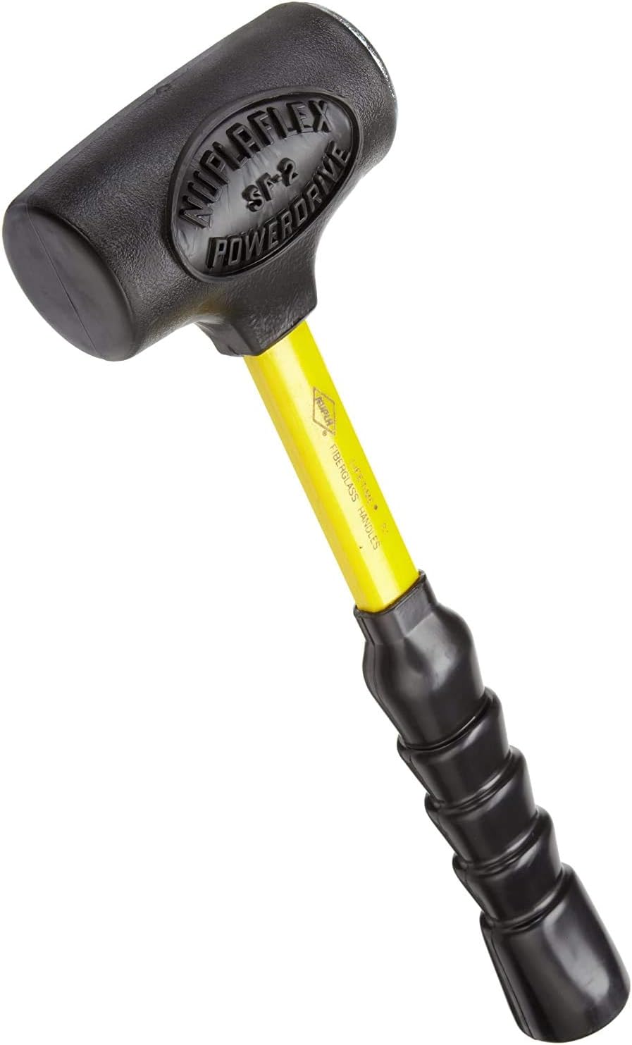 Nupla 2 lb. Power Drive Dead Blow Hammer with 13.75 inch Fiberglass