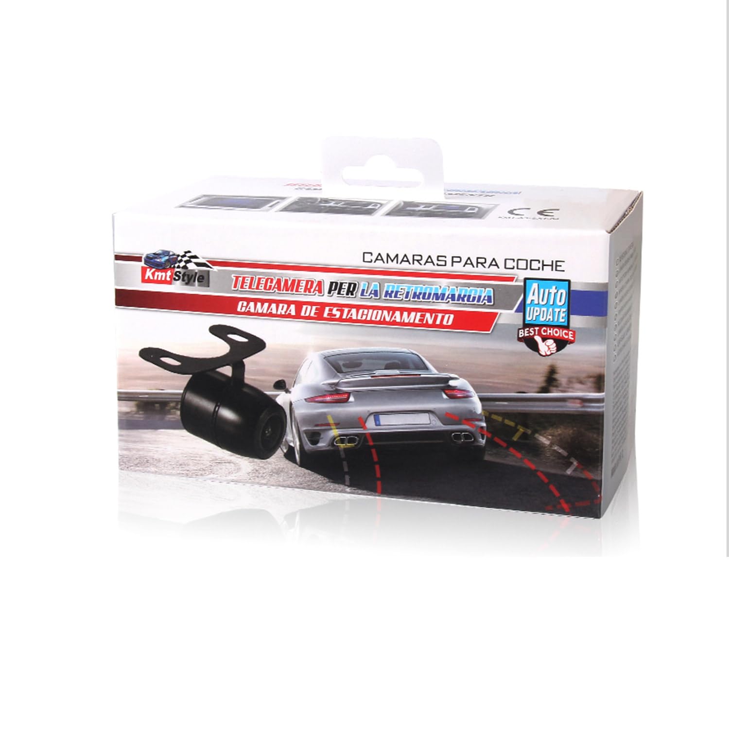 Telecamera Retromarcia Auto Da Incasso - Visione Notturna, 170&deg; Angolo, Impermeabile IP67 | Kit Completo