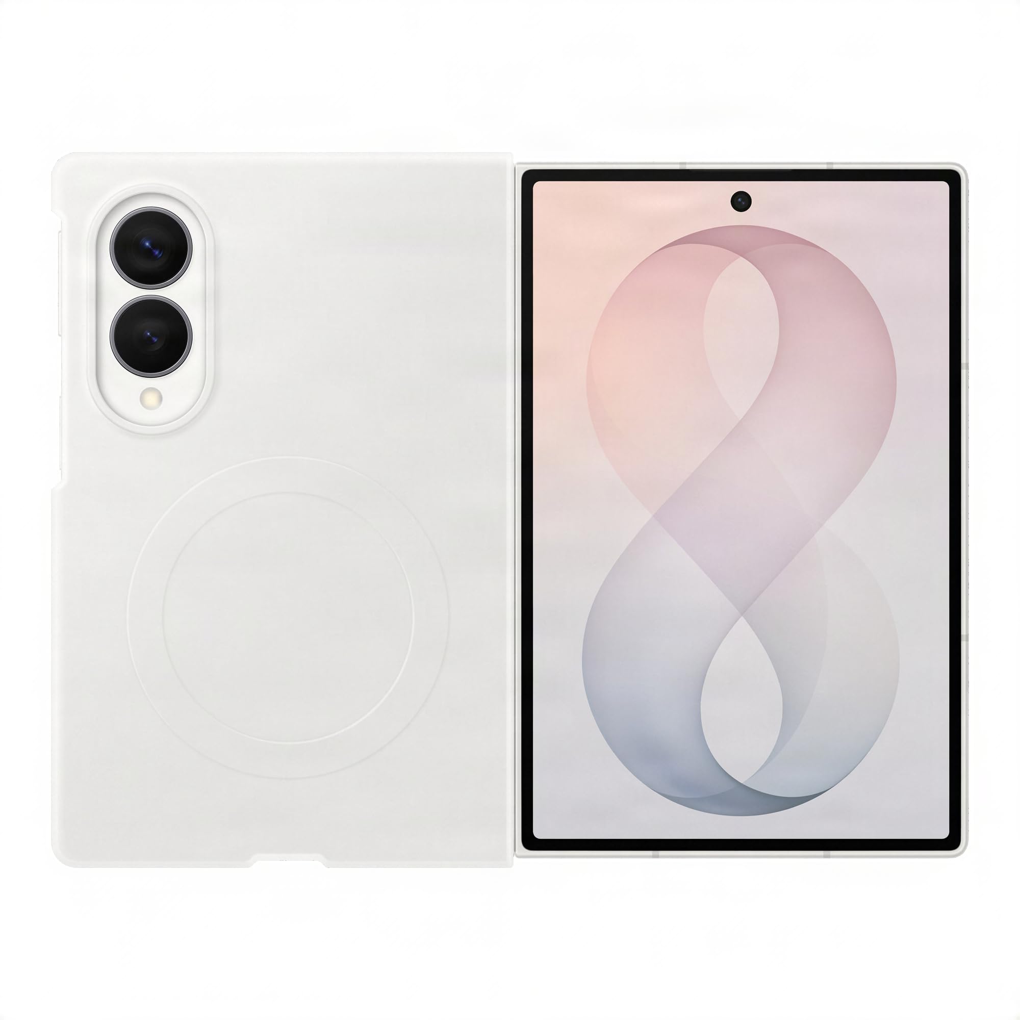 Samsung Official Silicone Magnet Case for Galaxy Z Fold8 Cream
