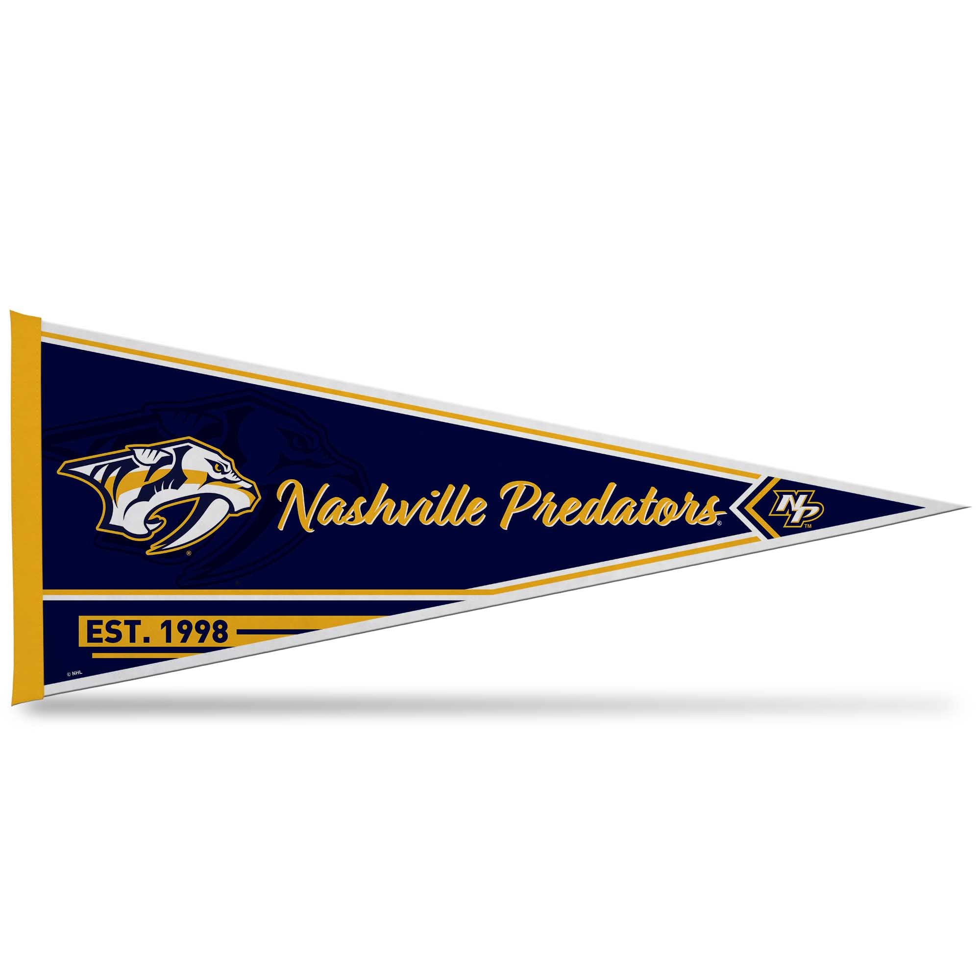 Rico Industries NHL Hockey 12" x 30" Felt Wall Décor Pennant - Great for Home/Bed Room/Man Cave Décor