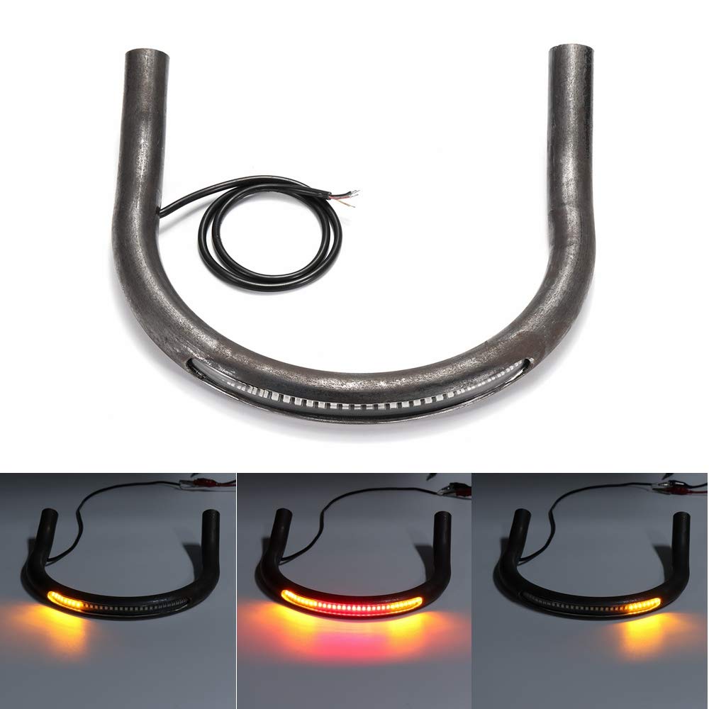 227 mm rama wyścigowa obręcz tracker koniec upswept pętla na siedzenie duże i światła LED skręcane