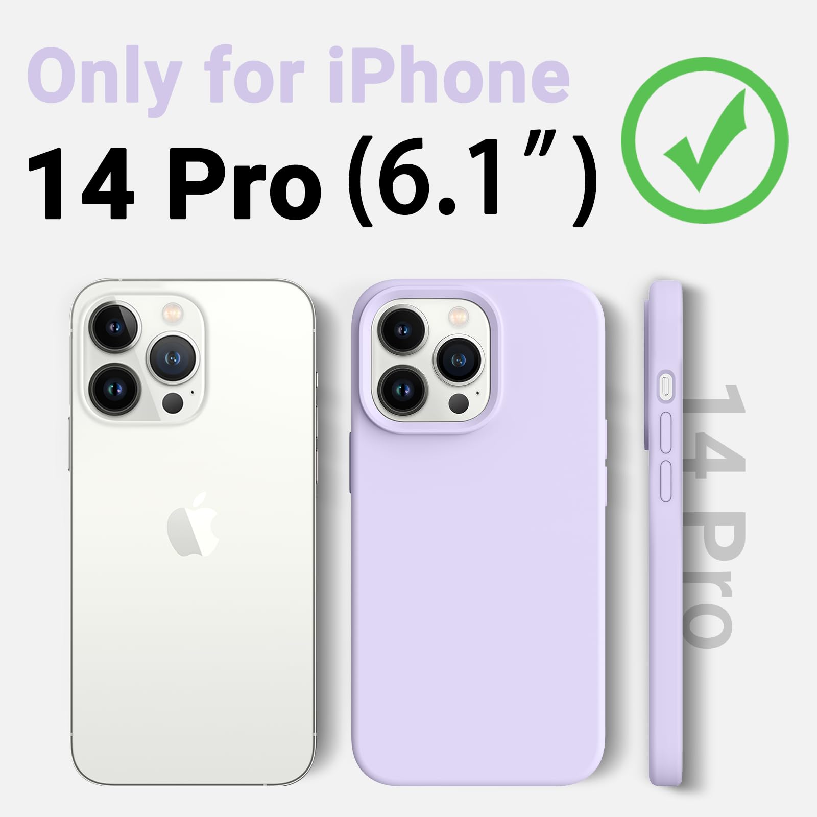 XIZYO - Funda Para IPhone 14 Pro, Bonita Funda Transparente