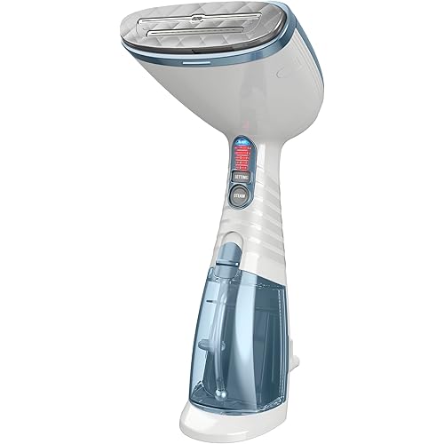 Conair Handheld Garment Steamer for Clothes, Turbo ExtremeSteam 1875W Fabric Steamer, Portable Handheld Design, Strong Penetrating Steam, Amazon Exclusive, Blue