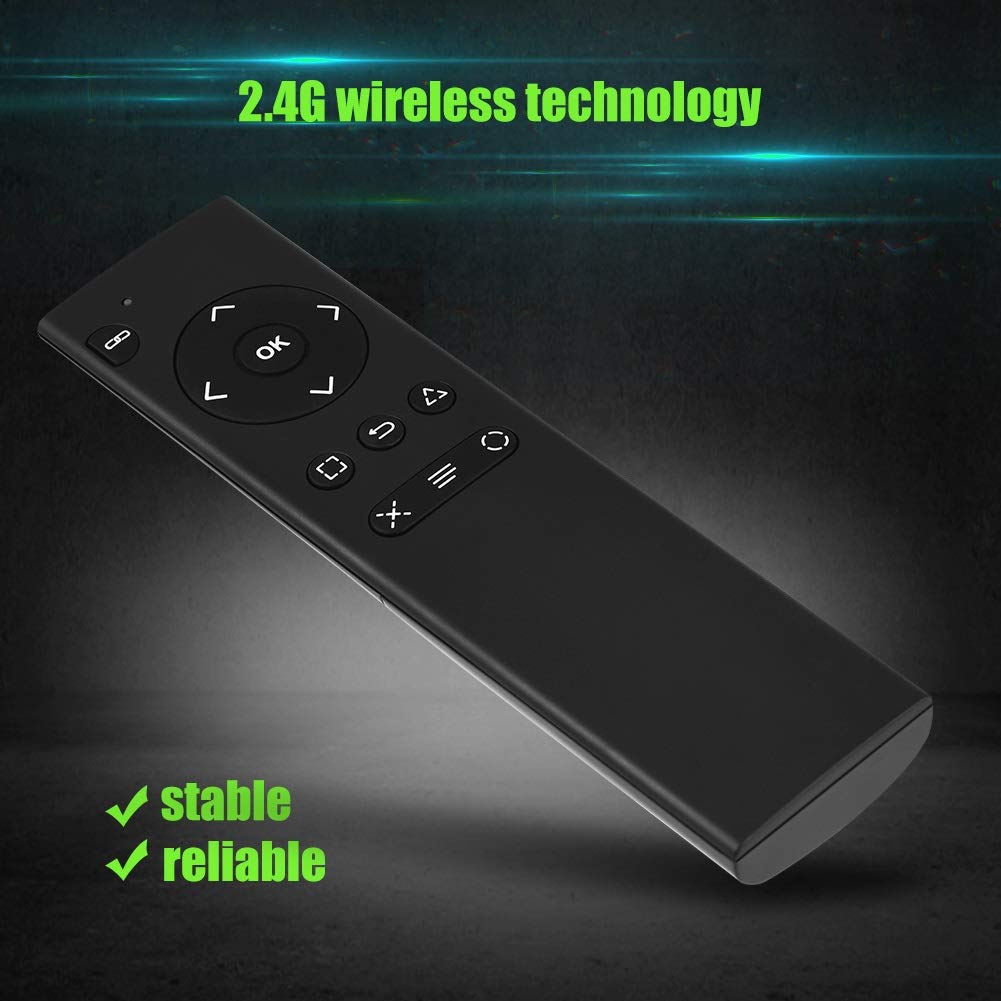 KSTE Pilot do multimediów, bezprzewodowy kontroler multimedialny do PS4/So-Ony PlayStation/DVD Multimedia, 2,4 GHz pilot czarny