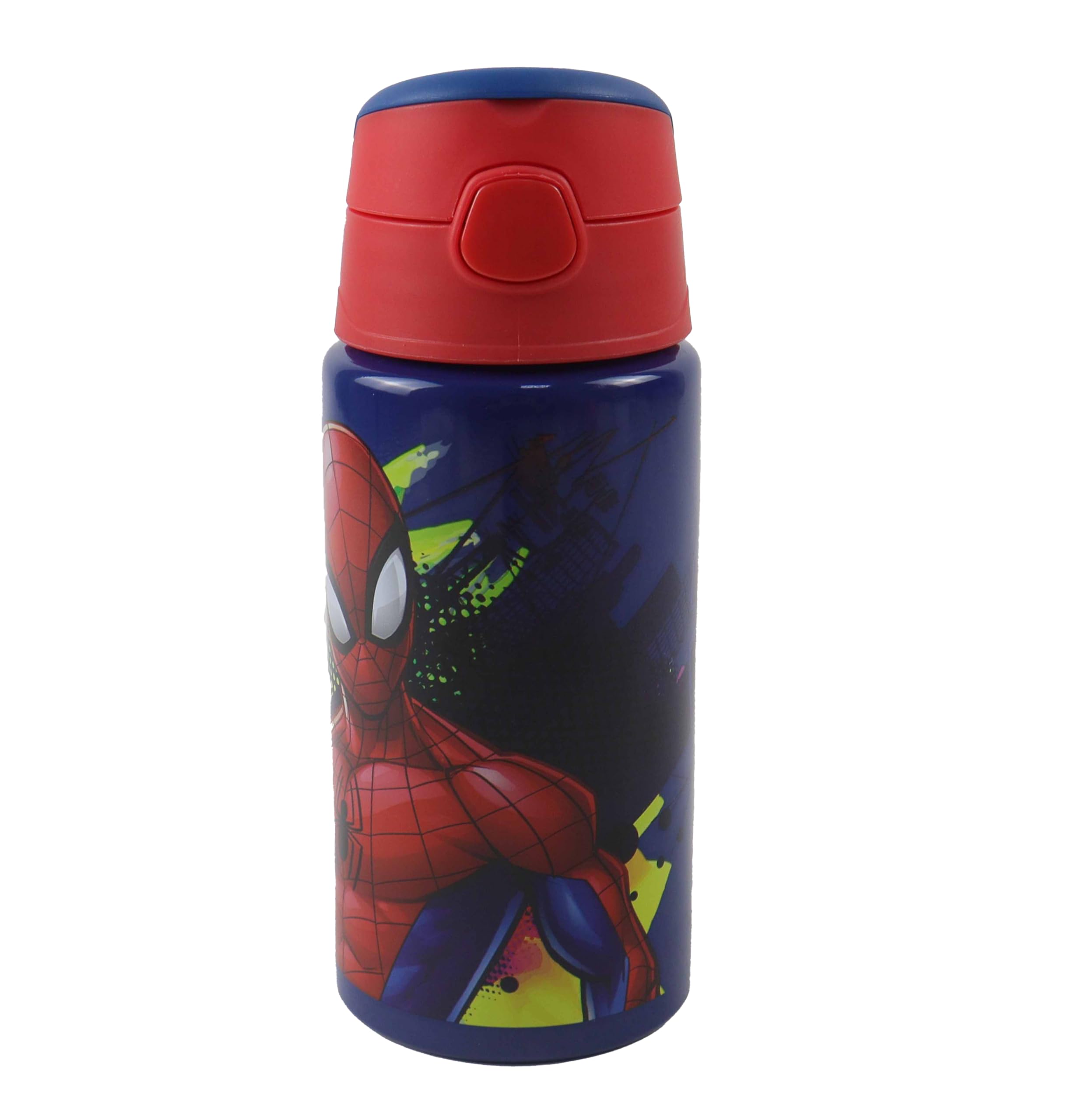 OM SUPPLIES Spiderman Characters Reusable Aluminium Sports Bottle 500ml, Holiday - Image 2