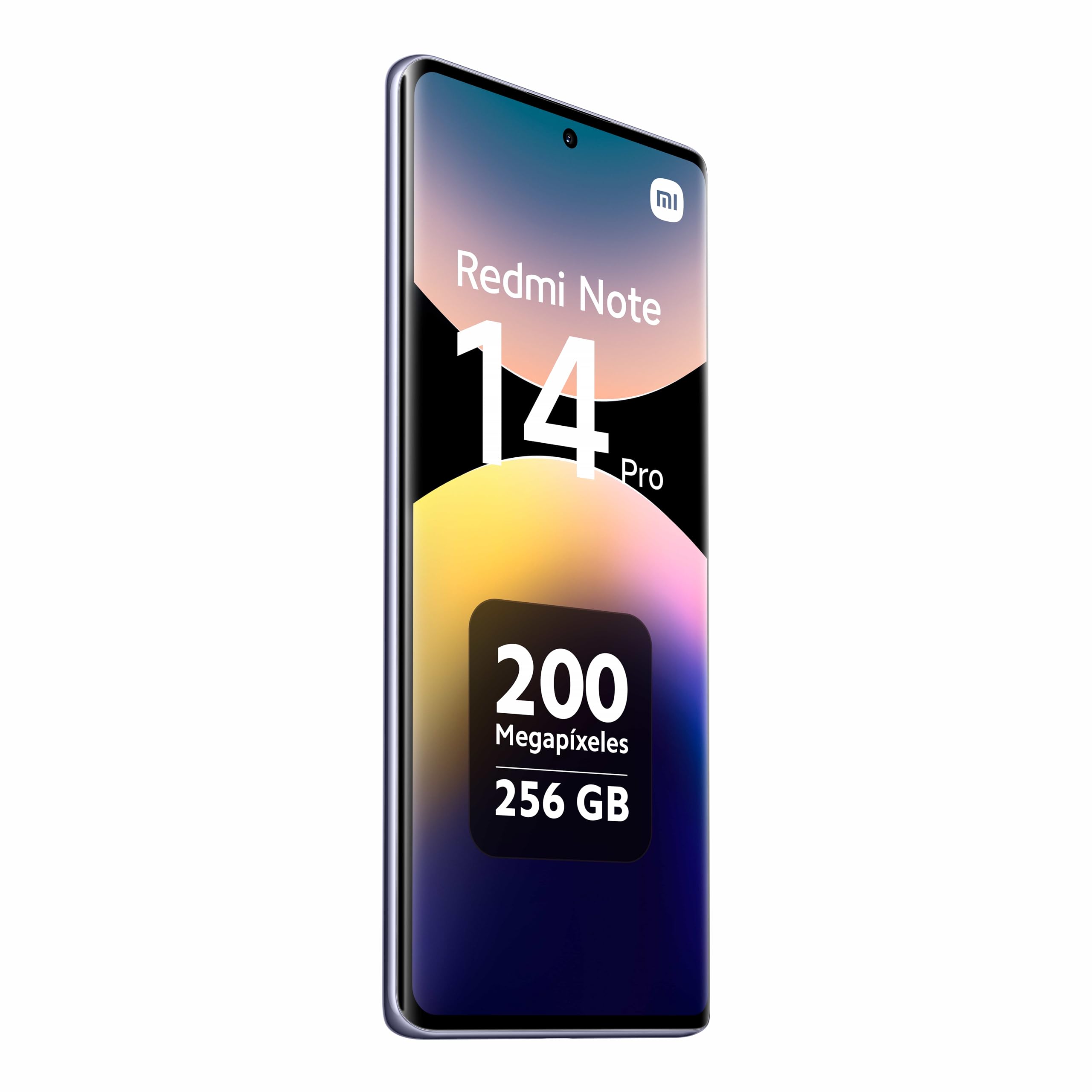 XIAOMI Redmi Note 14 Pro - Smartphone de 8+256GB, Pantalla de 6.67" AMOLED FHD+ 120Hz, MediaTek Helio G100-Ultra, cámara de 200MP, TurboCharge 45W, 5500 mAh, Cargador no Incluido, Morado (Versión ES)