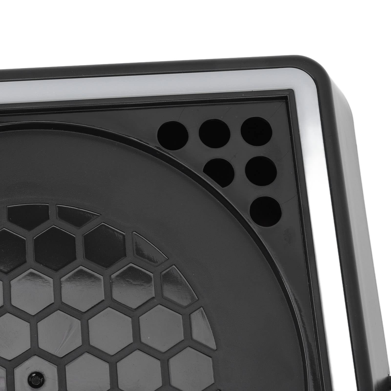 Ventilador De Refrigeración Inferior 3 Velocidades De Viento Interruptor Táctil Ventilador De Refrigeración USB con Barra De Luz para Xbox Series X 2.4A 5V Negro