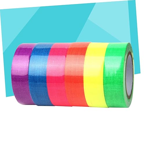 Miniatura 6 de EXCEART 6 rollos de cinta reflectante de fluorescencia