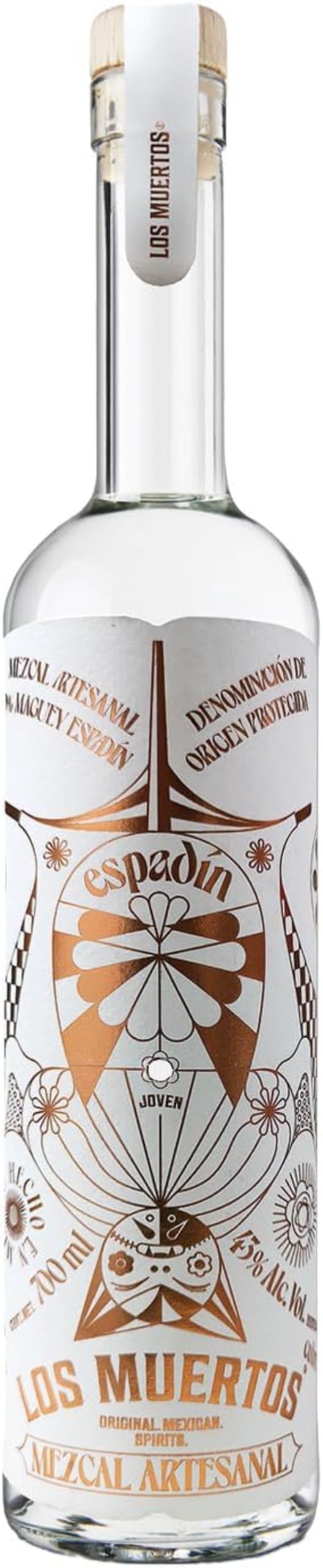 Los Muertos | Mezcal Artesanal | Authentischer Mezcal aus Oaxaca Mexiko | Silber Award Gewinner Craft Spirits Berlin 2023 | 700ml | 43% vol.