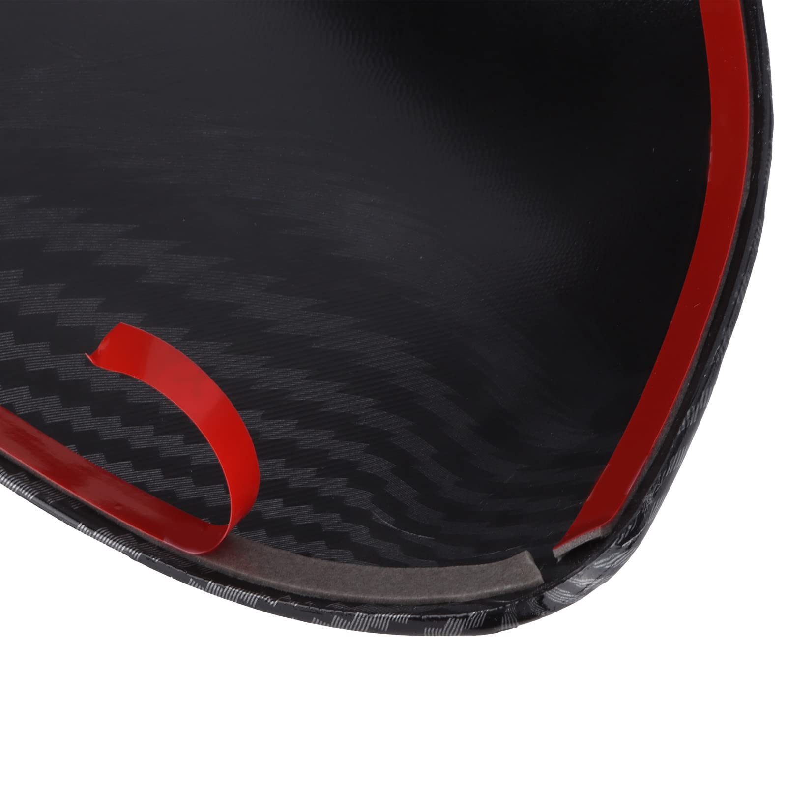 Keenso Shell di Alloggi per Specchio 1 Coppia di Auto, Tappi a Specchio Retrovisore Si Attaccano Alla Sostituzione di Alloggi Protettivi per Smart Fortwo/Forfour 453 2015-2021 (Look di carbonio