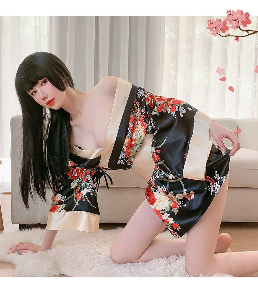 Robe kimono traditionnelle japonaise Yukata pour femme - Pyjama sexy - Cosplay