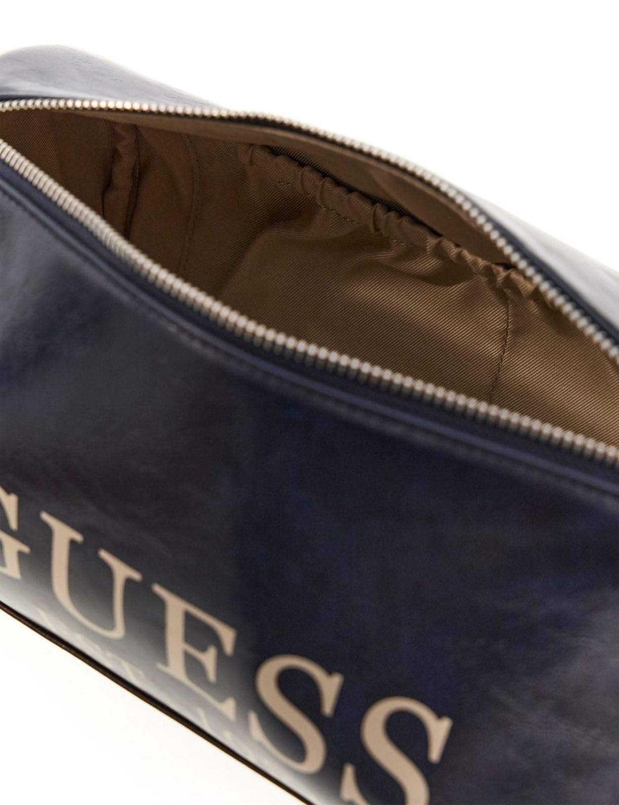 GUESS borsa da toilette Oslo Necessaire Blue blu scuro