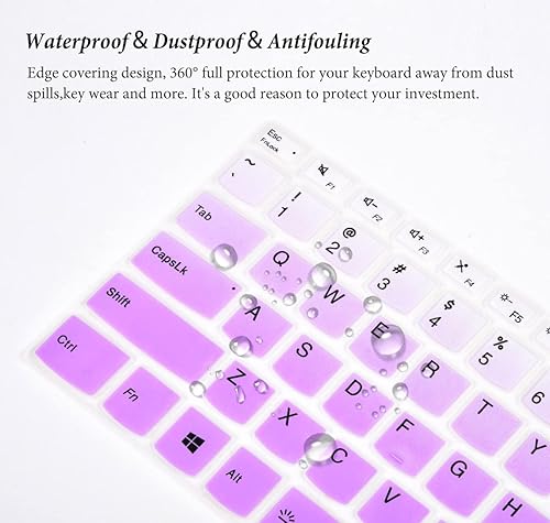 Vista 32 de Funda de teclado para portátil Lenovo Flex 5 14 2 en 1, Lenovo Idepad S540 de 14 pulgadas, Lenovo IdeaPad 5 de 14 pulgadas, Lenovo Ideapad Flex 5 5i