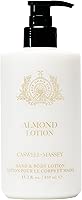 Caswell-Massey Almond Hand and Body Lotion for Dry Skin, Daily Moisturizing Lotion with Almond Oil, Shea Butter & Vitamin E, Fast-Absorbing Non-Greasy Hydrating Moisturizer, Pump Bottle 15.2 fl oz