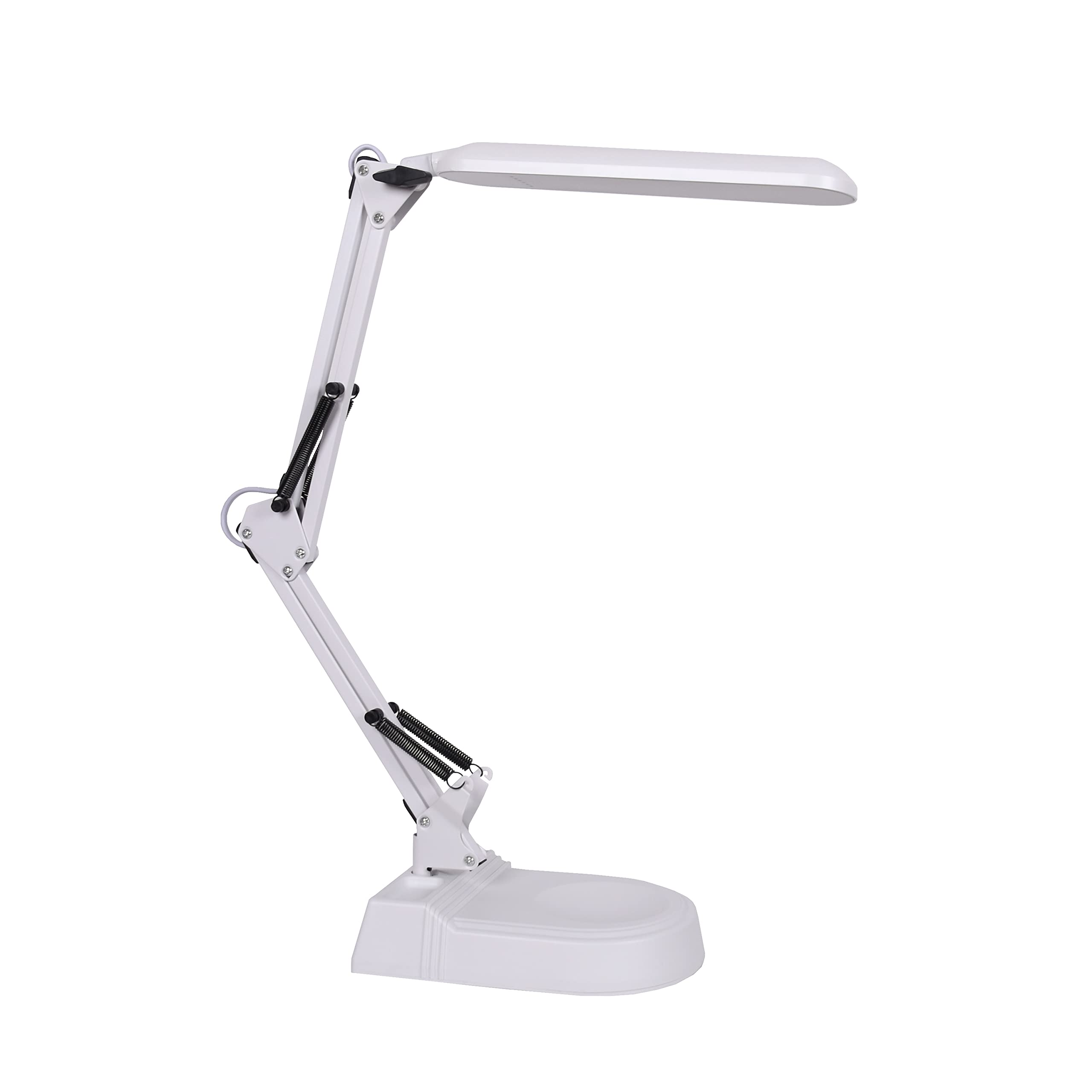 BEL AIR HOME - Lámpara Flexo Led 10W de Escritorio Articulable Bridge - Protección ocular - 3 temperaturas de luz 3000-4000-6000K (BLANCO)