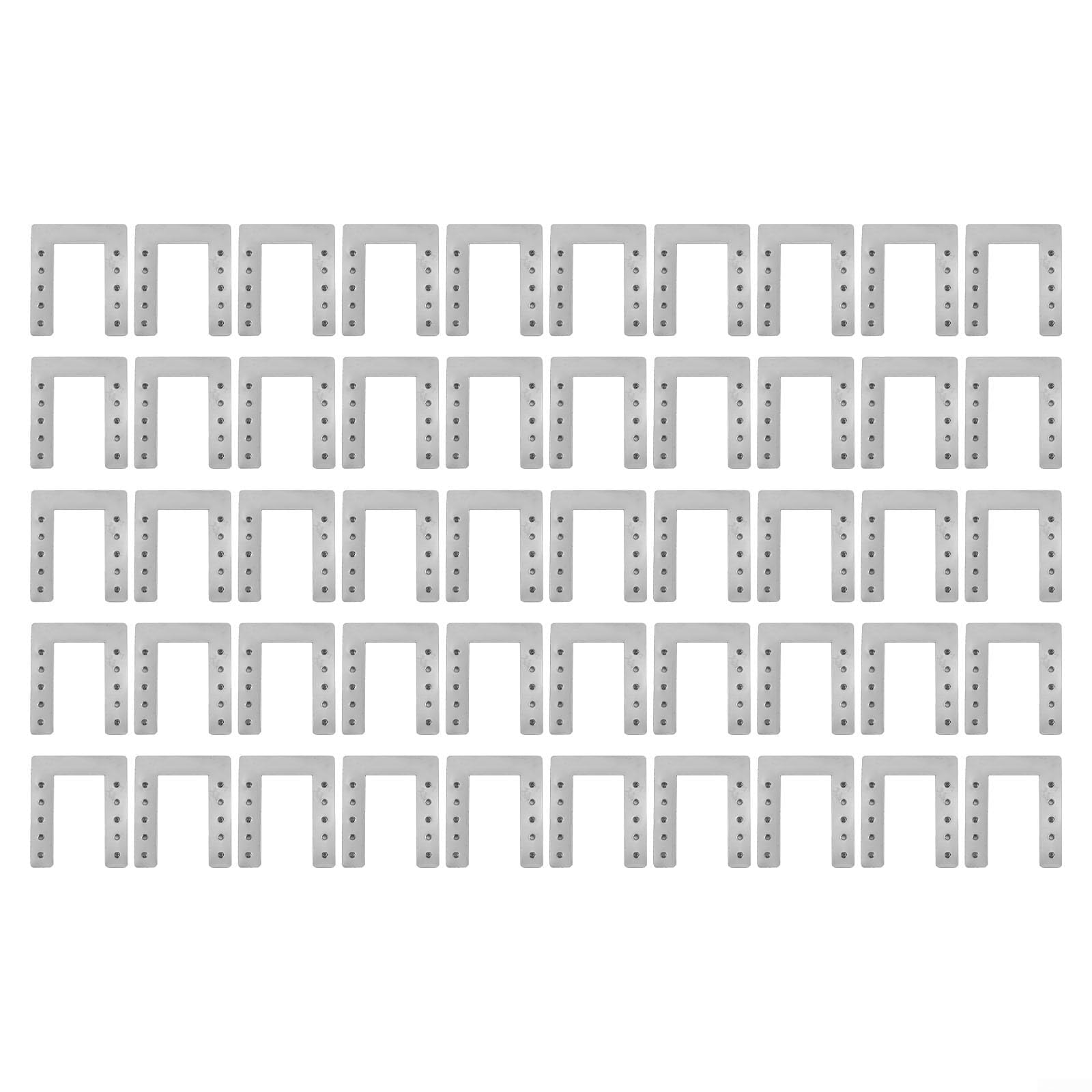 Lot de 50 serre-câbles pour panneau solaire avec rondelle de mise à la terre pour toit photovoltaïque et applications au sol supportant des rails en acier et en aluminium