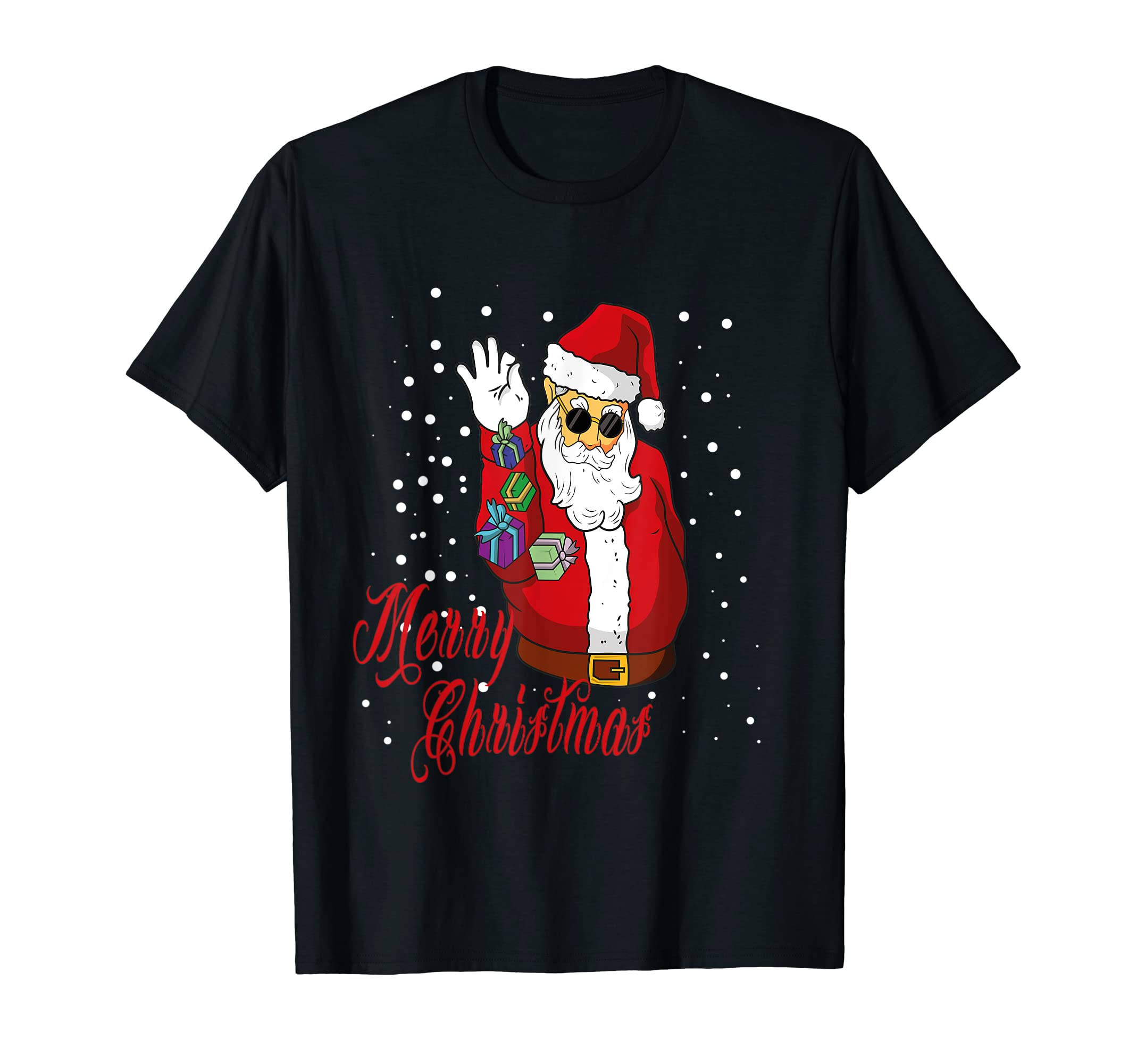 Merry Christmas Santa Claus Let It Snow Saltbae Nusret T-Shirt