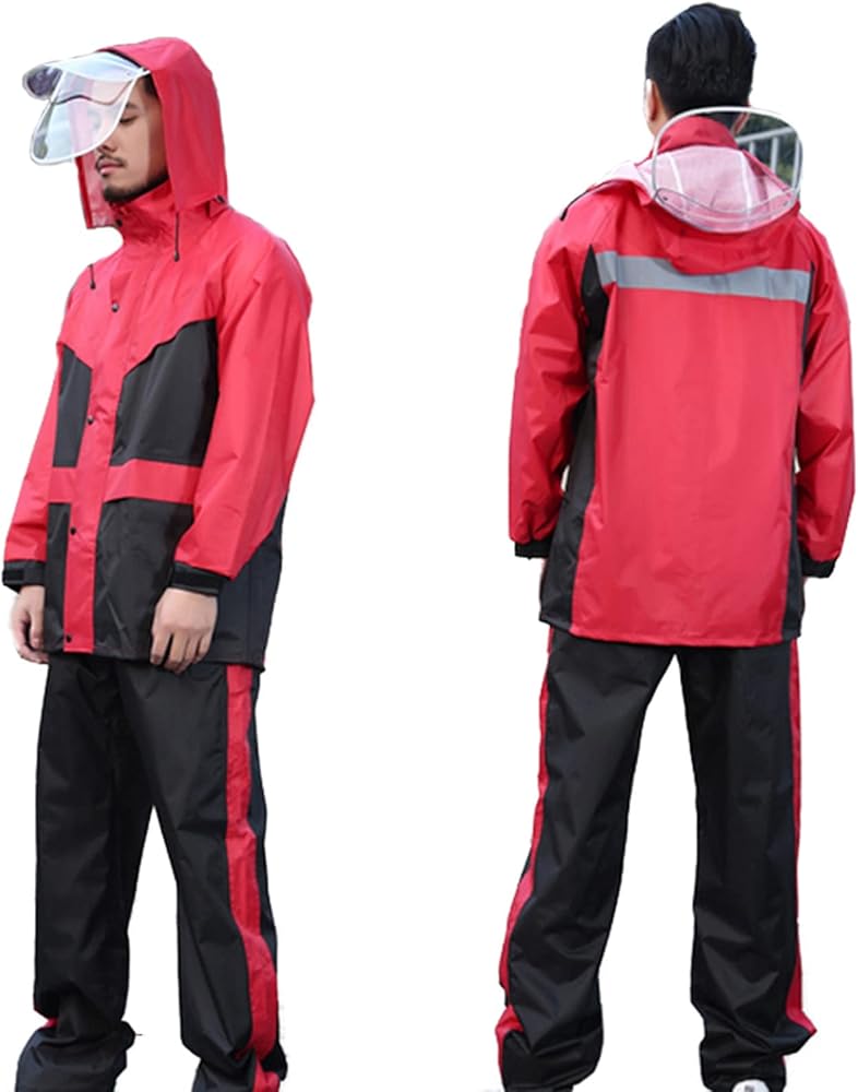 Amazon | [CL-ZZZ] レインコート レインスーツ 上下セット 雨具 レイン