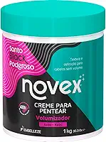 Creme para Pentear Volumizador Novex Santo Black Poderoso 1kg