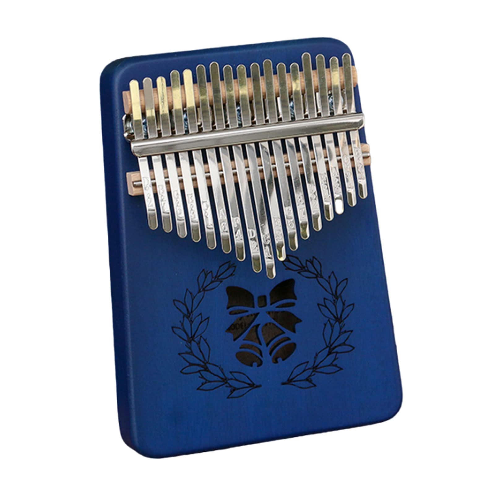 Suono Squisito Strumento Musicale per Pianoforte a 17 Tasti con Incisione a Forma di Campana, Strumento Musicale in Legno per Principianti, 2 Colori Facile da Giocare