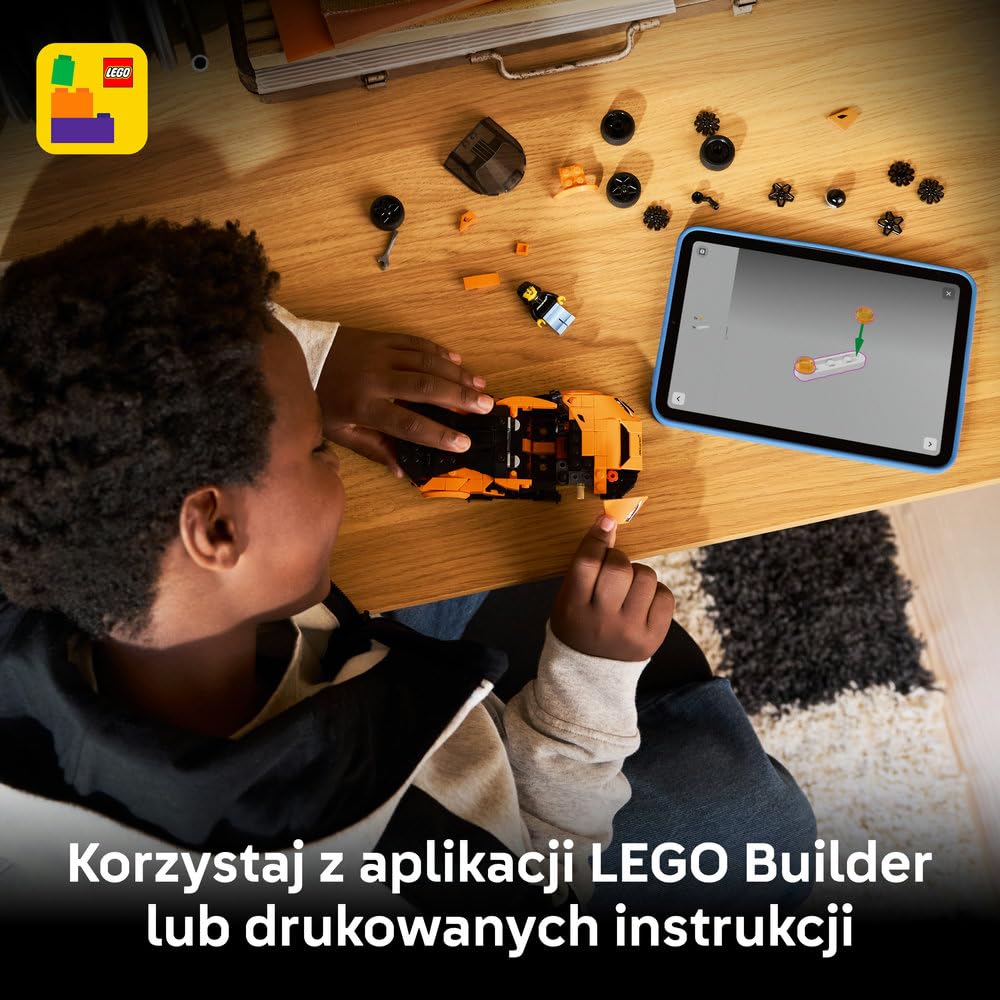 LEGO Speed Champions McLaren W1 77257 | Model samochodu McLaren, zabawka dla 9-latka, prezent dla chłopców i dziewczynek, zestaw klocków dla dzieci, 287 elementów