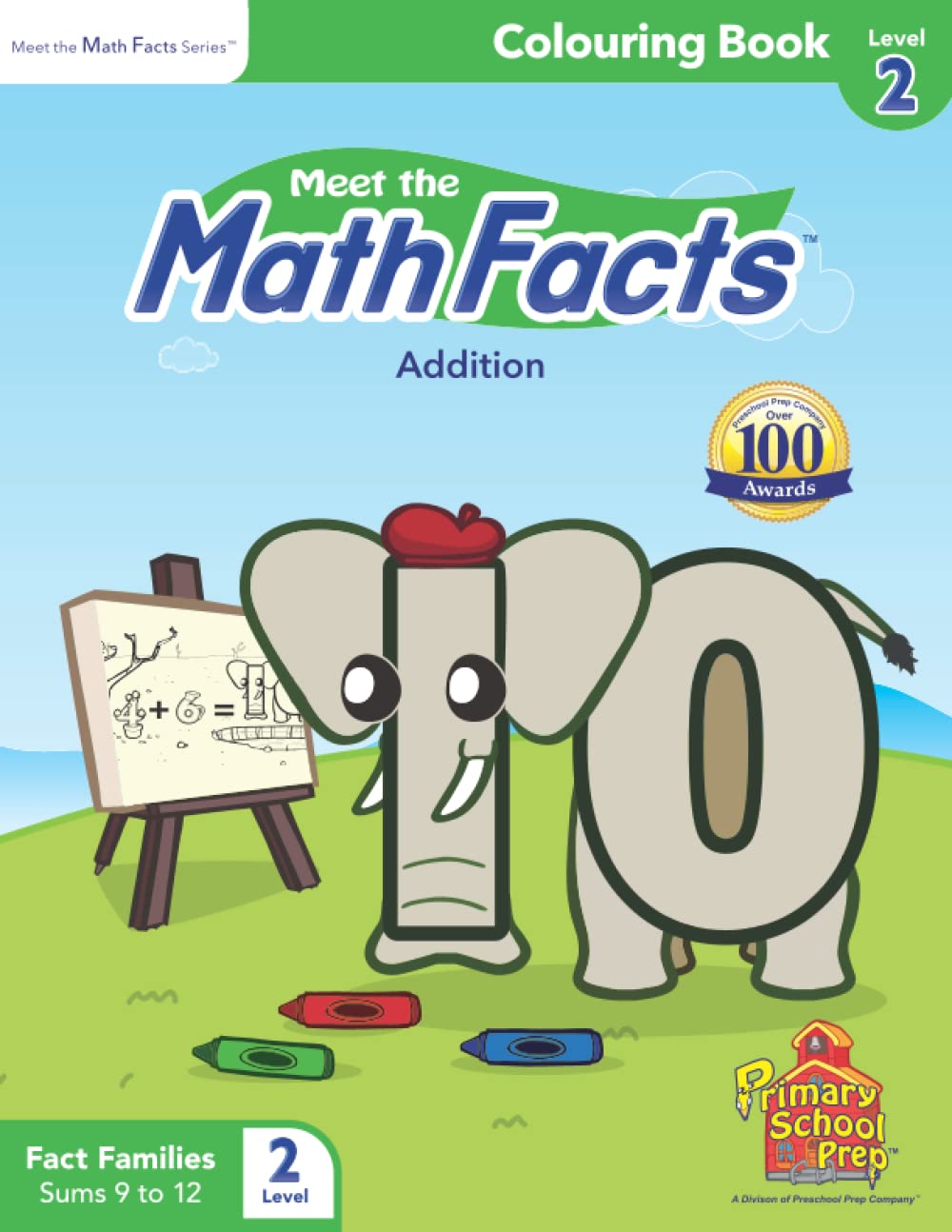 Meet the Math Facts - Addition Level 2 Colouring Book