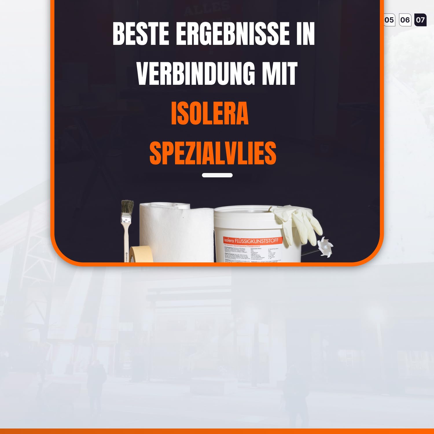 isolera Flüssigkunststoff – Elastischer Hybrid-Polyurethan zur Abdichtung innen & außen, wasserdicht, UV- & witterungsbeständig, keine Grundierung nötig, grau, 15kg, Made in Germany